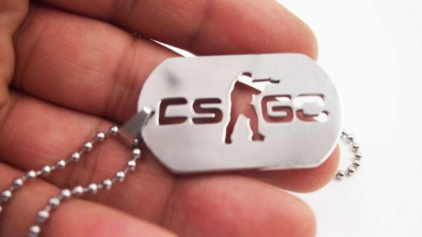 Sanat Taciri- Askeri Zincirli Metal Kolye - Özel Harekat Künye