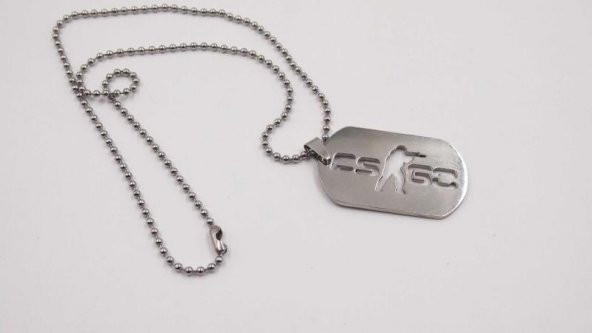 Sanat Taciri- Askeri Zincirli Metal Kolye - Özel Harekat Künye - 2