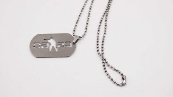 Sanat Taciri- Askeri Zincirli Metal Kolye - Özel Harekat Künye - 3