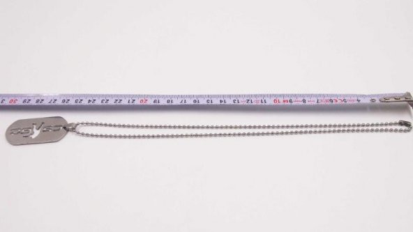 Sanat Taciri- Askeri Zincirli Metal Kolye - Özel Harekat Künye - 4