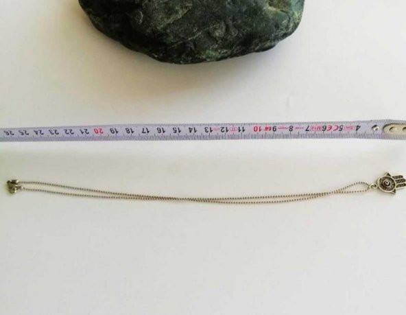 Sanat Taciri- Nazar Boncuklu Fatma Ana Kolye Bujiteri Takı - 2