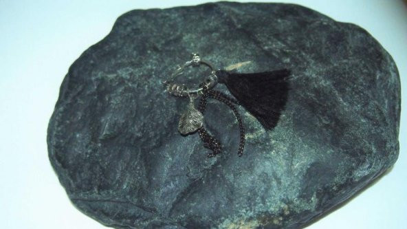 Sanat Taciri- Salkım Tekli Bohem Küpe - 2