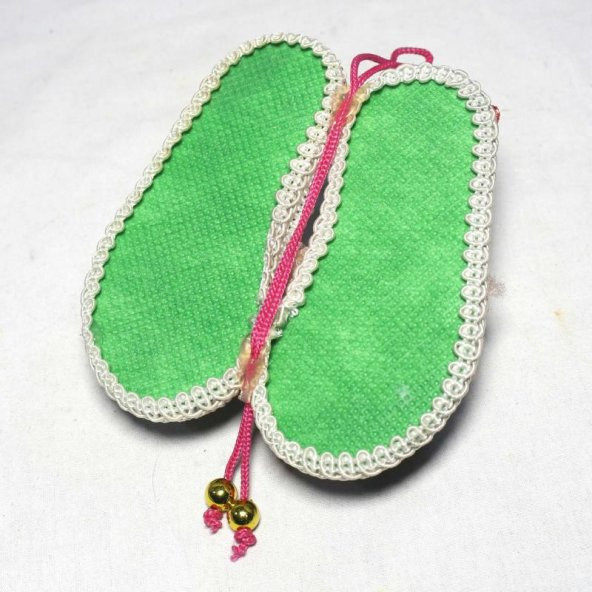 Nazar Boncuklu Bebek Ayakkabısı - Duvara Asmalı Nazarlık - Resim 3