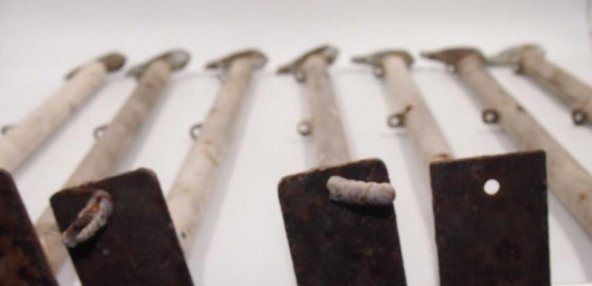 1 Adet Ay yıldız Başlıklı Eskort Demiri - Türk Bayrağı - Metal Özel Yapım Demir - 4