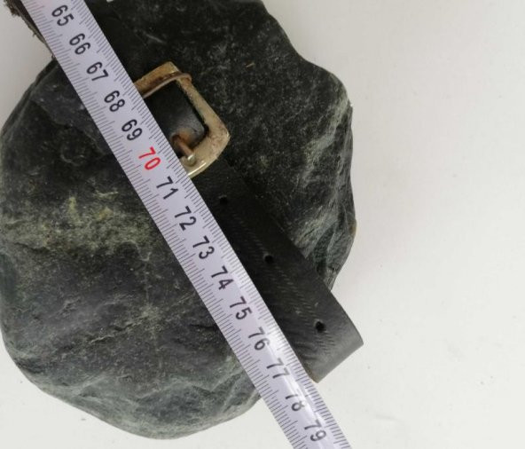 Eskilerden Gerçek Kalın Deri Tüfek Askısı Omuz Askısı no 5 - Resim 2