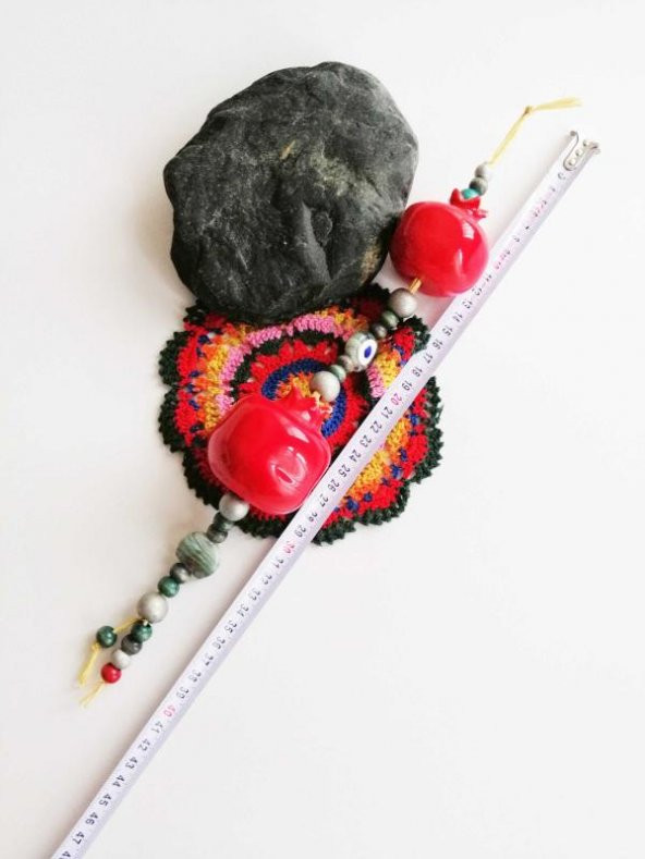 Bereket Narı Nazar Boncuklu Seramik Duvar Süsü - Resim 3