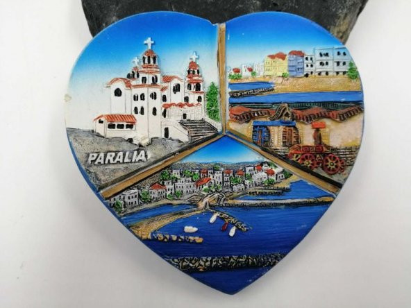 PARASLIA DUVAR SÜSÜ SERAMİK DUVAR SÜSÜ PLAJ - Resim 3