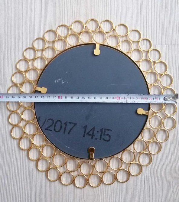 METAL ÇERÇEVELİ AYNA VE CAMI OLMAYAN METAL TEPSİ - 2