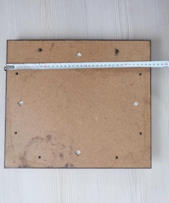 VİNTAGE AHŞAP RESİM ÇERÇEVESİ ÖZMAŞ ÜNALLAR SÜT ÜRÜNLERİ YAZILI ÇERÇEVE - 4