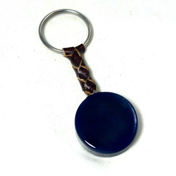 Brezilya Amazonlar - Timsah - Deri Anahtarlık - 2