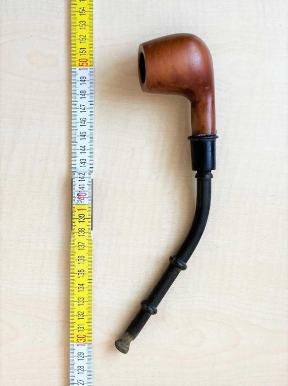 NADİR UZUN SAPLI PİPO TAMİRATLI KOLEKSİYONLUK PİPO ürün görseli