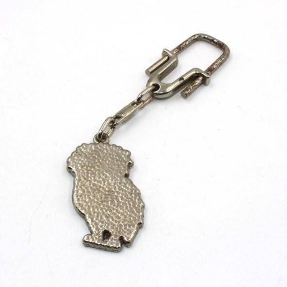 Renkli Baykuş Metal Anahtarlık - 2