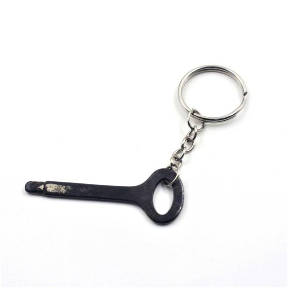 Antika Anahtar Şeklinde Metal Anahtarlık - Resim 2