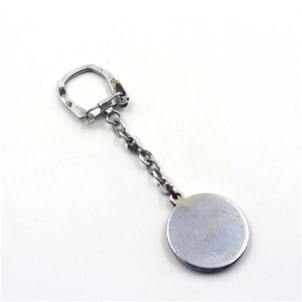 Antika Akbank Logo Mineli Metal Anahtarlık  333 - 2
