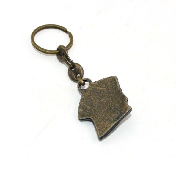 Eskilerden Köpek Başlı Metal Anahtarlık - 2