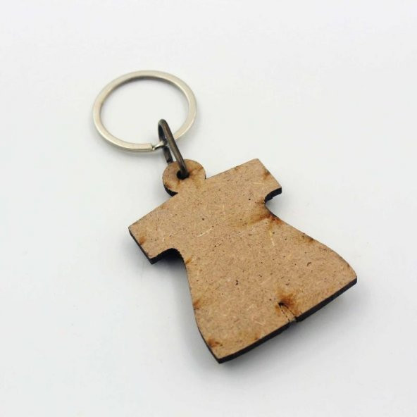 sk - Osmanlı Kaftan Nazar Boncuklu AHŞAP SIFIR Anahtarlık  Hediye Paketinde Gönderilecektir - Resim 2