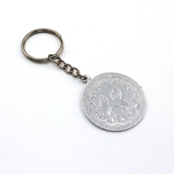 sk - SIFIR  Osmanlı Tuğralı Metal Anahtarlık - Osmanlı Tuğra Ecdat - Diriliş Para Anahtarlık - 1