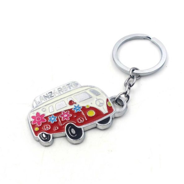 sk - Lanza Rote Kırmızı Vov Vos Minibüs Sıfır Metal Anahtarlık  Kaplumbağa Minibüs - Tatil Gezi ürün görseli