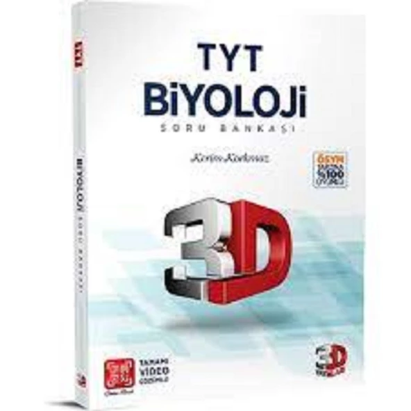 3D YAYINLARI TYT BİYOLOJİ SORU BANKASI