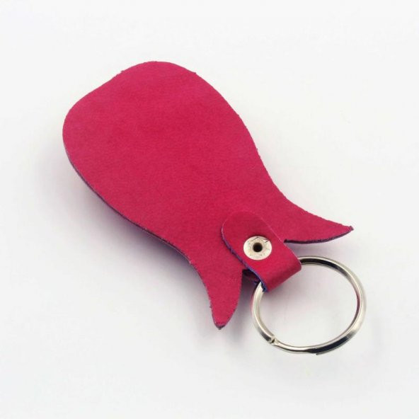 sk - Çingene Pembesi RENKLİ Lale Nazar Boncuklu Deri SIFIR Anahtarlık  Hediye Paketinde - Resim 2