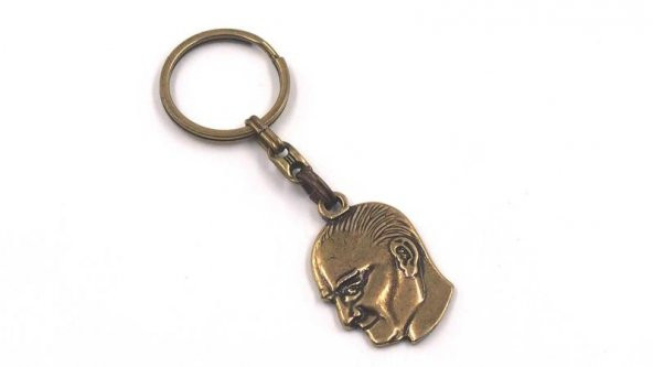 Sanat Taciri - Atatürk Temalı Renkli Anahtarlık - Metal Anahtarlık - 1