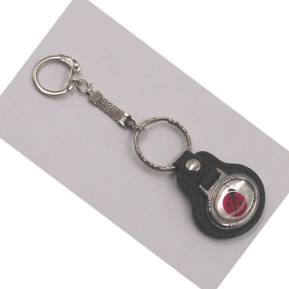 Sanat Taciri  Uğur Böceği Temalı Metal Anahtarlık ürün görseli