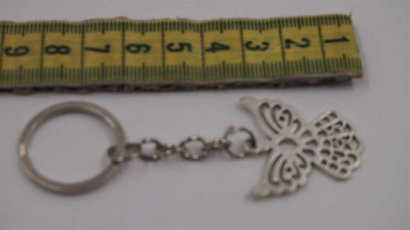 Sanat Taciri- Gümüş Renkte Melek Anahtarlık - Metal Anahtarlık - Resim 2