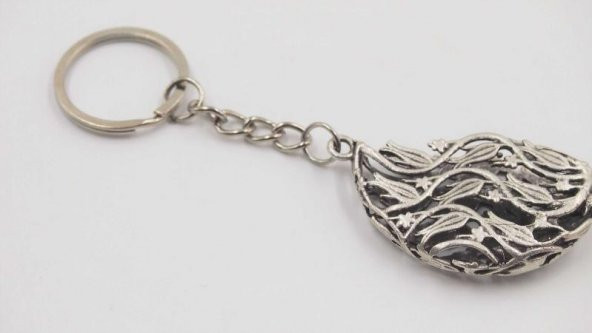 Sanat Taciri- Gümüş Renkte Anahtarlık - Metal Anahtarlık ürün görseli