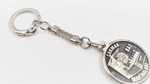 Sanat Taciri  Antika Koleksiyonluk Çift Taraflı Çakmak Gaz Makinaları Yazılı Metal Anahtarlık ürün görseli 1