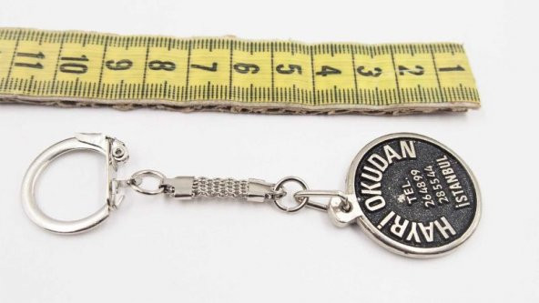 Sanat Taciri  Antika Koleksiyonluk Çift Taraflı Çakmak Gaz Makinaları Yazılı Metal Anahtarlık - Resim 3