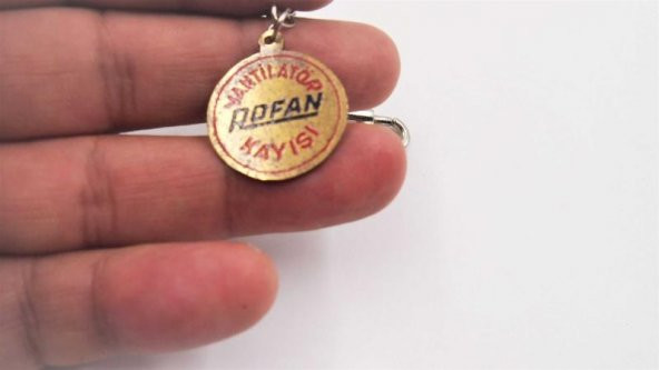 Sanat Taciri  Antika Koleksiyonluk Vantilatör Rofan Kayışı Anahtarlık - Resim 2