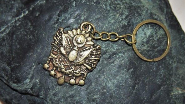 Sanat Taciri- Kayı Boyu Metal Anahtarlık no 2 - 2