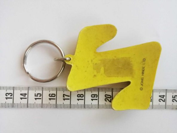 Eskilerden Yumuşak Plastik Anahtarlık Z Harfi - Resim 3