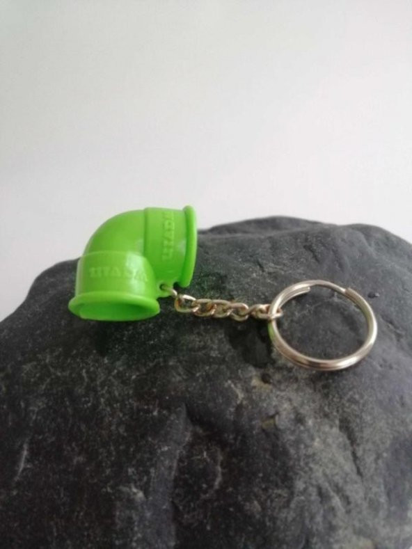 Mavi Plastik Su Borusu Anahtarlık Tesisat Anahtarlık ürün görseli