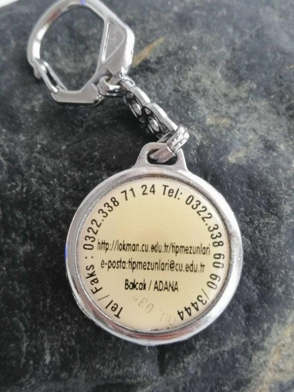 1995 Çukurova üniversitesi Tıp Fakültesi Mezunları Derneği Anahtarlık - 3