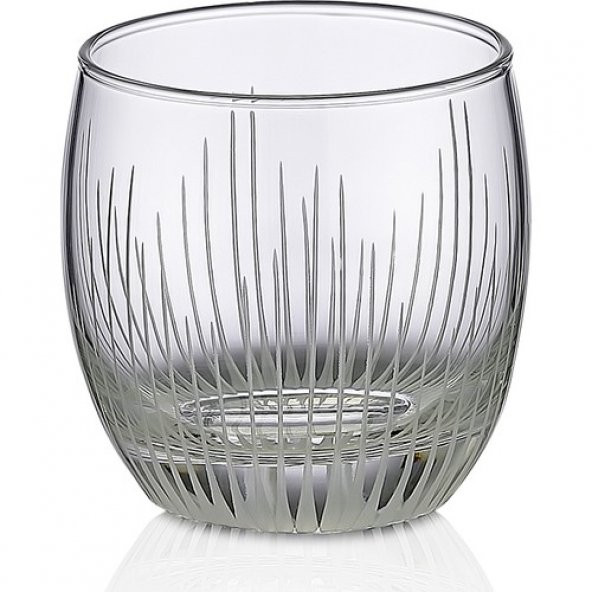 Kcd Işık Sade Kesme El Dekor Yaldızlı 6 Adet Desenli Su Bardağı Takımı ürün görseli