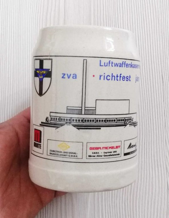 0.5LT PORSELEN ALMAN BİRA BARDAĞI TANKART NO 688