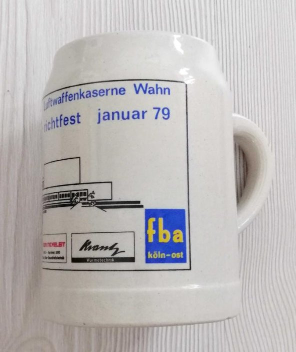 0.5LT PORSELEN ALMAN BİRA BARDAĞI TANKART NO 688 - 2