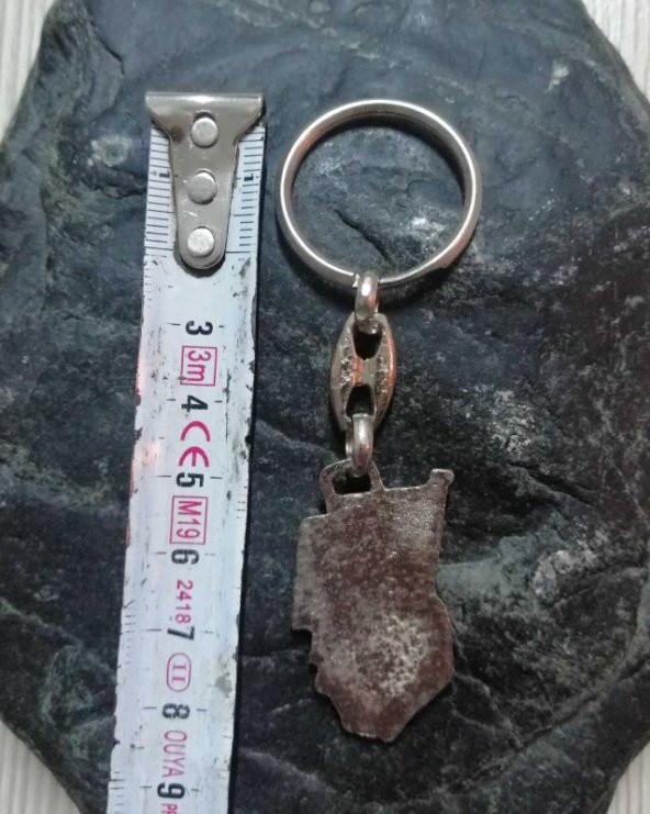 ATATÜRK ANAHTARLIK ATATÜRK VE BAYRAK TEMALI METAL ANAHTARLIK - Resim 2