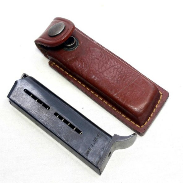 Deri Şarjör Kılıfı - Av Malzemesi - Silah Parçası - Resim 3