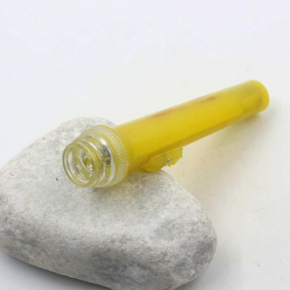 Antika ama Sıfır SARI Renkli El Feneri  Çocukluğumuzun El Fenerleri ürün görseli