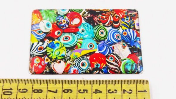 Sanat Taciri - Şekerleme Nazar Boncuğu Temalı Magnet - Resim 3