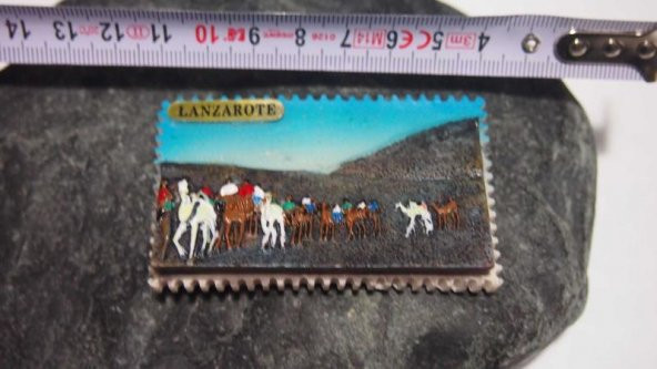 Sanat Taciri - Seramik Kanarya Adaları Lanzarote Magnet Koleksiyonluk