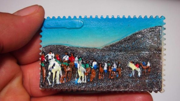 Sanat Taciri - Seramik Kanarya Adaları Lanzarote Magnet Koleksiyonluk no 3 - Resim 2