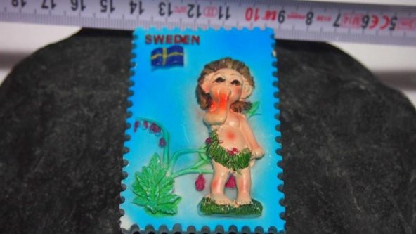 Sanat Taciri - Seramik Sweden İsveç Magnet Koleksiyonluk ürün görseli 1