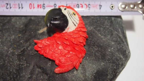 Sanat Taciri - Seramik Papağan Magnet Koleksiyonluk ürün görseli 1