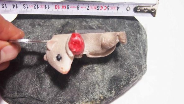 Sanat Taciri - Seramik Sincap Magnet Açacak Koleksiyonluk no 2 - 2