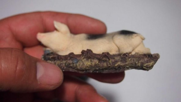 Sanat Taciri - Seramik Domuz Magnet Koleksiyonluk - Resim 3