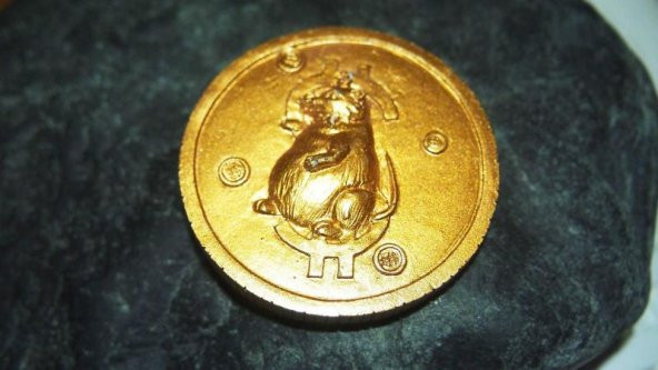 Sanat Taciri - Seramik Bitcoin Faresi Magnet Koleksiyonluk Bitkoin no 7 ürün görseli 1