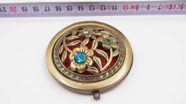 Eskilerden Metal Taşlı Cep Aynası Promosyon Ürünü - 2